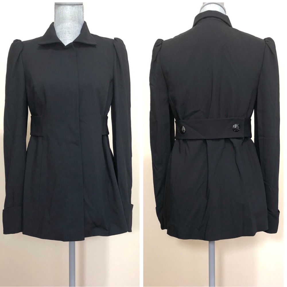 Tracy Reese black lightweight jacket